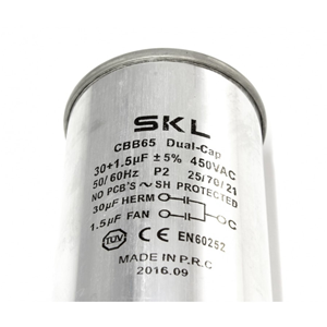 CONDENSATORE PER CONDIZIONAMENTO SKL 30+1.5µF 450V