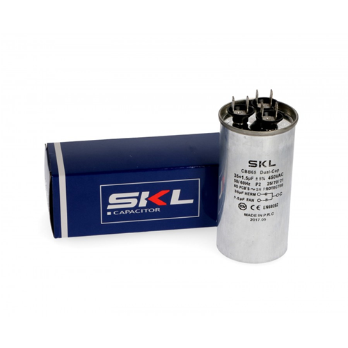 CONDENSATORE PER CONDIZIONAMENTO SKL 35+1.5µF 450V